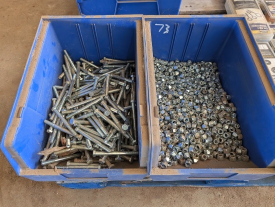 2 BOXES OF NUTS & BOLTS