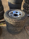 (3) 265/70R17 TIRES ON RIMS