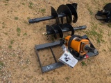 NEW WOLVERINE QUICK ATTACH POST HOLE AUGER
