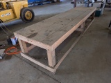 WOODEN TABLE 3FT x 11FT