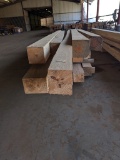 APPROX 15 WOODEN BEAMS
