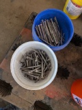 (2) BUCKETS NEW HEAVY DUTY BOLTS