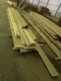 PILE OF PINE LUMBER, 16FT LONG