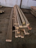 APPROX 25 WOODEN POSTS, 16FT LONG
