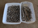 BOX OF BOLTS & NUTS