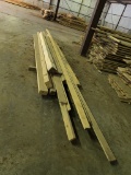 PILE OF LUMBER & BEAMS, APPROX 18 PIECES