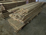 BIG PILE OF ROUGH CUT LUMBER
