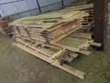 BIG PILE OF ROUGH CUT LUMBER