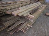 BIG PILE OF LUMBER, APPROX 70 PIECES