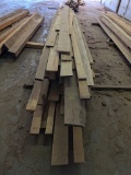 APPROX 40 PIECES ROUGH CUT LUMBER