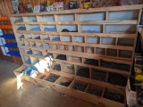 8FT LONG SHELF 60 HOLE ORGANIZER