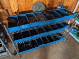 3 TIER METAL SHELF W/24 ORGANIZER TRAYS