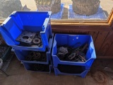 5 ORGANIZER BOXES W/PARTS & MISC
