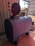OIL TANK W/RAM PUMP & REEL
