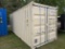 NEW 20FT METAL STORAGE CONTAINER W/DOUBLE DOORS