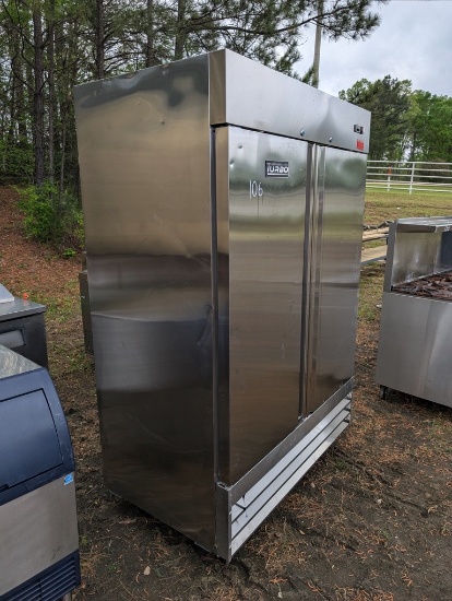 TURBO STAINLESS DOUBLE DOOR REFRIGERATOR