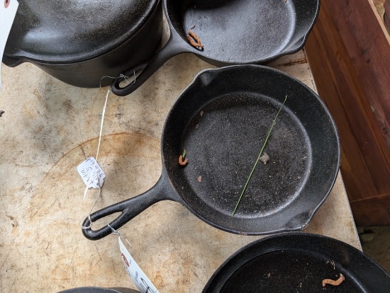 LODGE #5 3 NOTCHED SKILLET