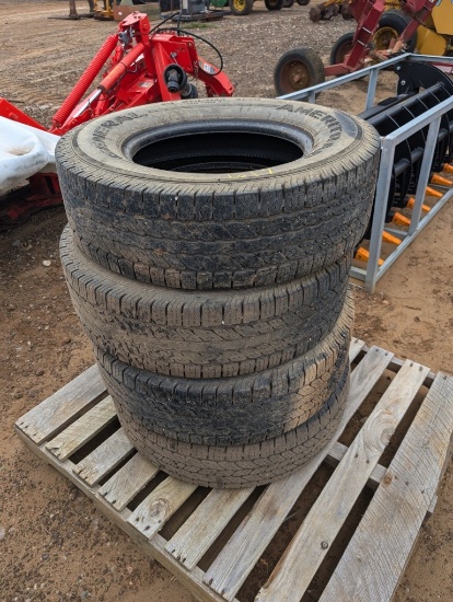 (4) LT 235/80 R17 TIRES
