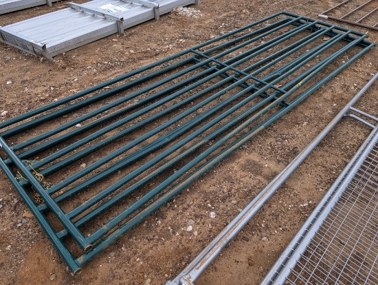 (3) NEW 14FT GATES, GREEN