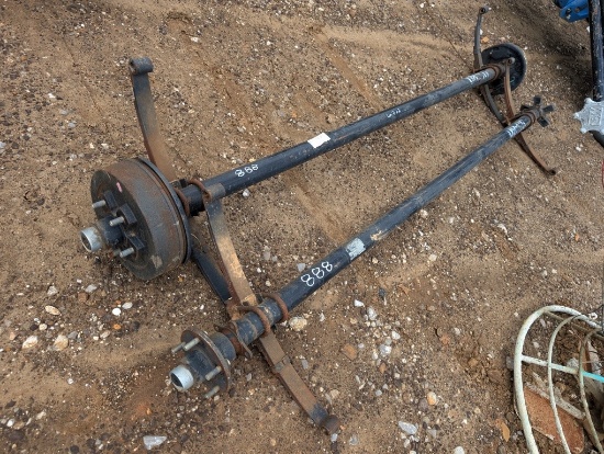 2 3500LB TRAILER AXLES