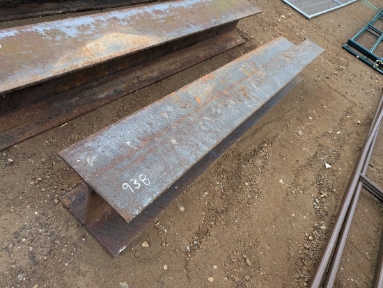 HEAVY DUTY 12 INCH I BEAM, 8FT LONG
