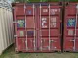 USED 20FT METAL STORAGE CONTAINER