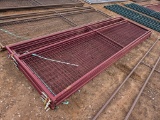 (5) NEW PRIEFERT 14FT GATE, RED
