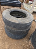 (3) 10R22.5 TIRES
