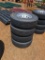 4 NEW 235/80R16 TIRES ON RIMS