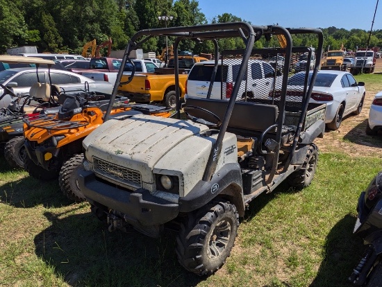 2010 KAWASAKI MULE 4010 RTV, 4 SEATER, W/ BED, 4X4