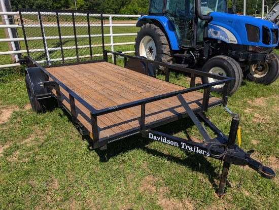 2025 DAVIDSON BUMPER 6X12 TRAILER