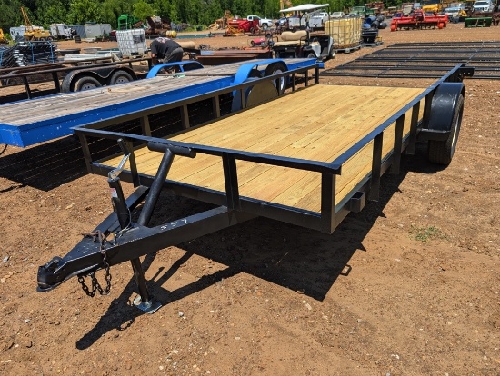 2025 HM14FT BUMPER PULL TRAILER W/ TITLE
