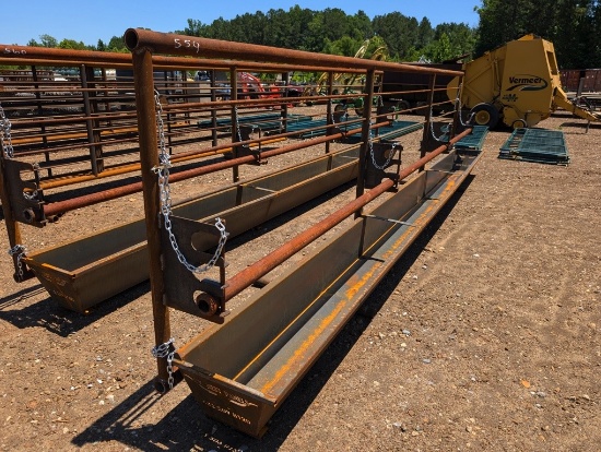 HEAVY DUTY 24FT PIPE PANEL W/ HEAVY DUTY TROUGH