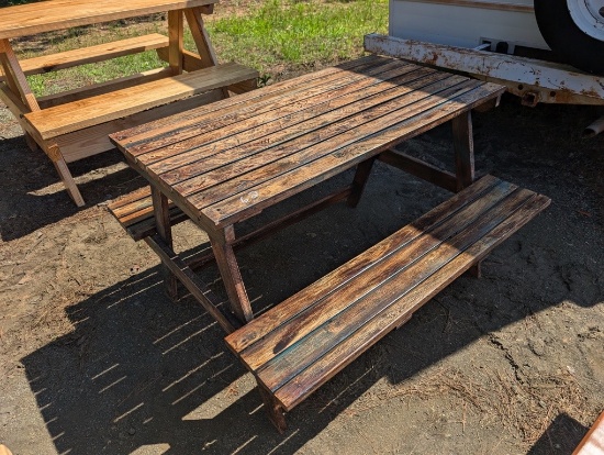 WOODEN PICNIC TABLE