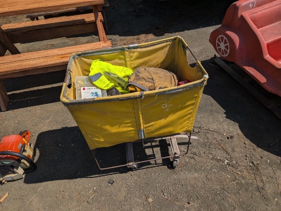 CART W/ TRAILER LIGHTS, WIRES, TOWING KIT, ETC.