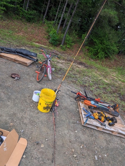 FISHING ROD & MISC