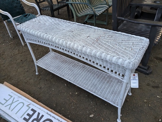 WICKER SHELF