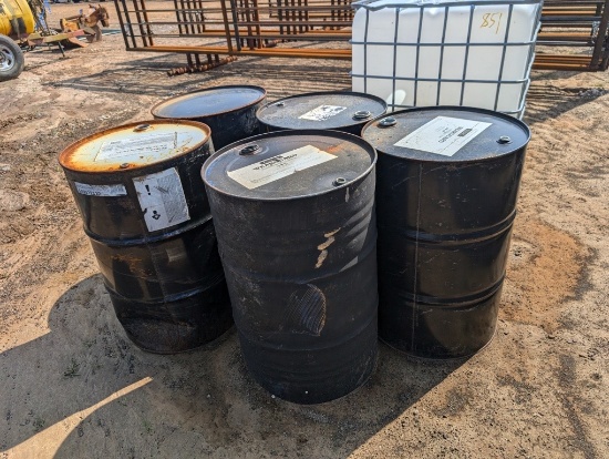 5 METAL BARRELS