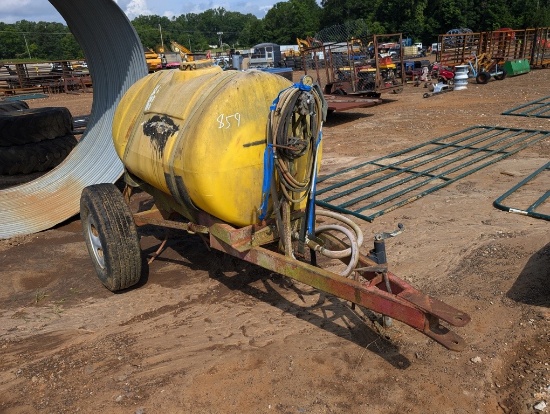 SPRAY RIG ON TRAILER
