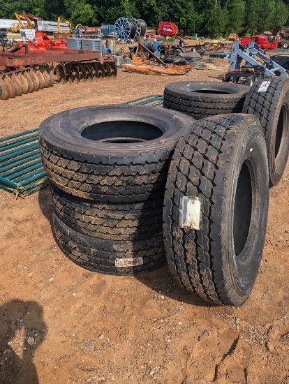4 MICHELIN 315/80 R 22.5 TIRES