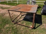 METAL SHOP TABLE