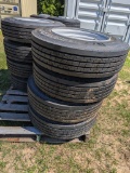 (4) NEW ST 215/75R17.5 TIRES