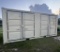 NEW 20FT METAL STORAGE CONTAINER W/SIDE DOORS