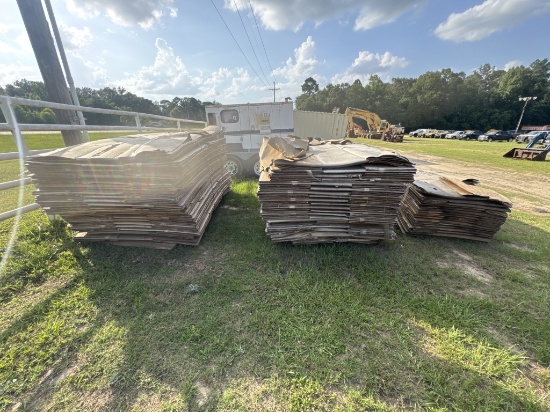 (3) PALLETS W/CARD BOARD BOXES