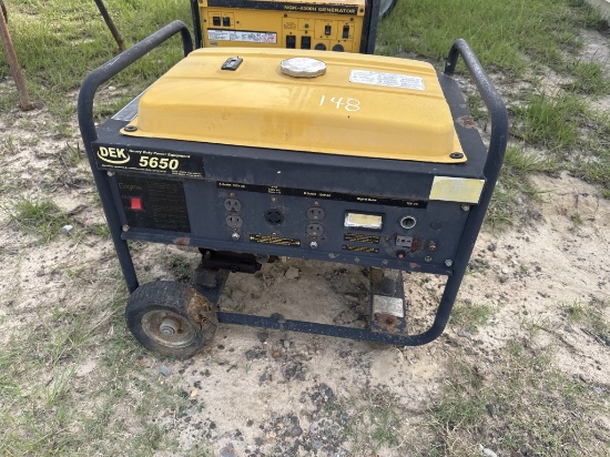DEK 5650 WATT GENERATOR