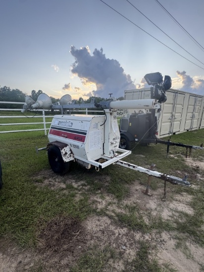 TEREX AMIDA 4060D LIGHT PLANT ON TRAILER, DIESEL