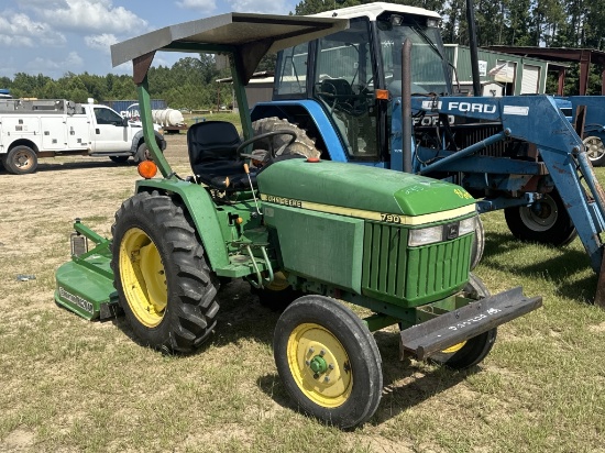 JOHN DEERE 790 TRACTOR, CANOPY, DIESEL, 3PH