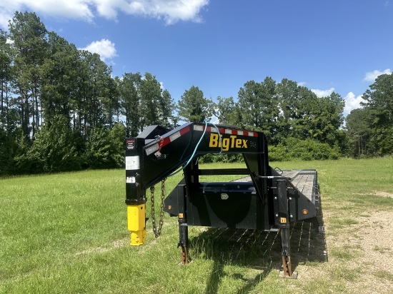 2025 BIG TEX 25GN-40FT FLATBED TRAILER