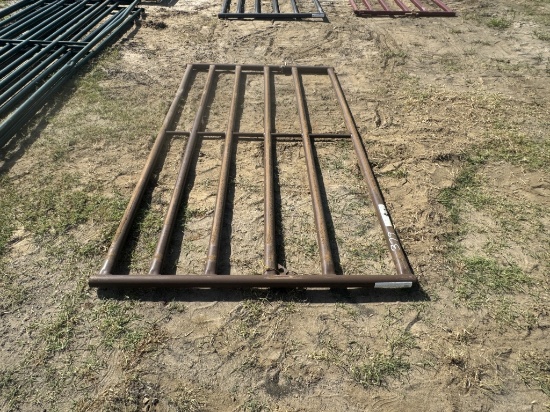 PRIEFERT HEAVY DUTY 8FT GATE, BROWN