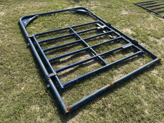 PRIEFERT HEAVY DUTY BULL GATE (BLUE)